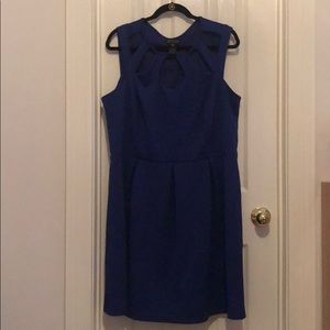 Royal blue cocktail dress